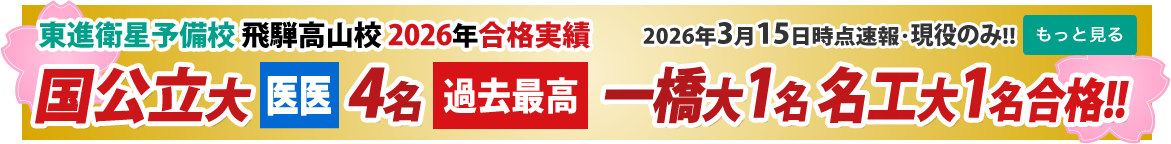2026年合格実績